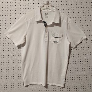 Oakley White Polo XL Regular Fit RN96548
